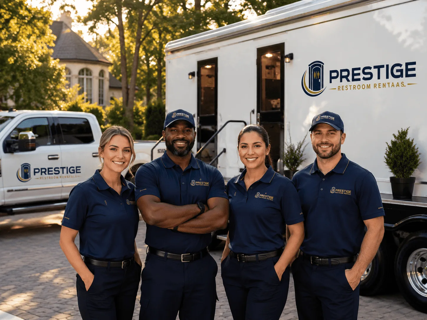 Trusted Luxury Portable Restrooms company in Oxly, MO